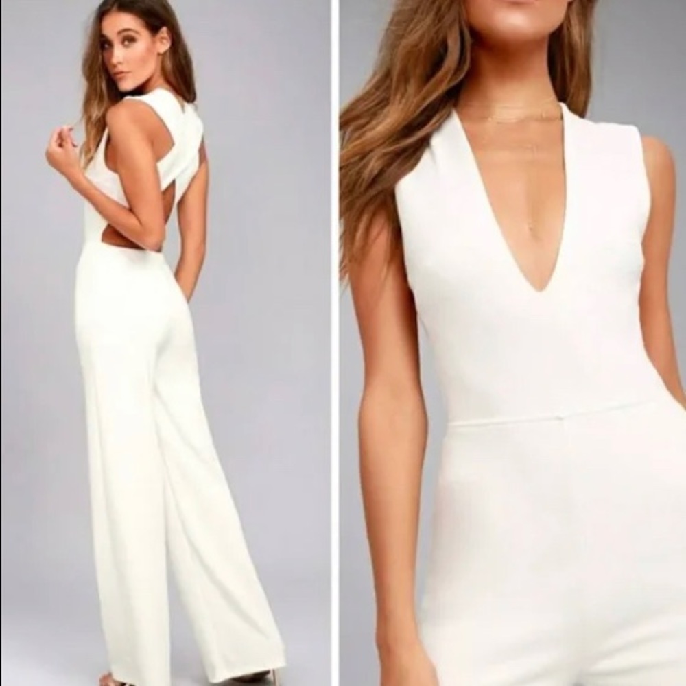 Lulus White Jumpsuit